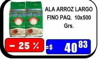 Dulcenter Ala Arroz Largo Fino oferta
