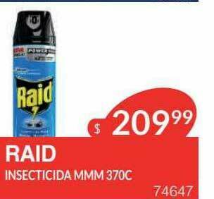 Masivos Raid Insecticida Mmm 370c oferta
