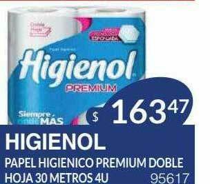 Masivos Higienol Papel Higienico Premium Doble Hoja oferta