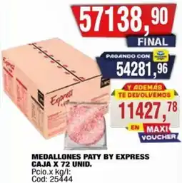 Maxiconsumo Paty by express medallones caja oferta