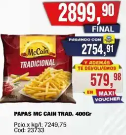 Maxiconsumo Mc Cain papas trad. oferta