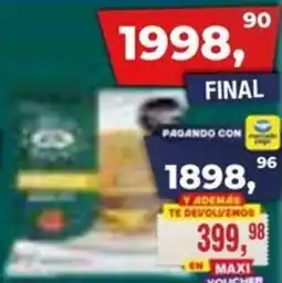 Maxiconsumo Union hamburguesas ganadera finitas oferta