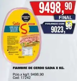 Maxiconsumo Sadia fiambre de cerdo oferta