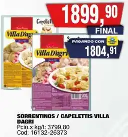 Maxiconsumo Villa d'ag sorrentinos / capelettis oferta