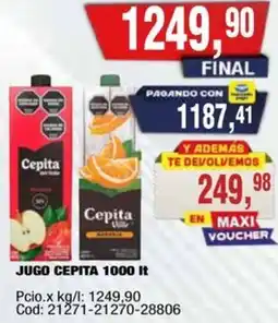 Maxiconsumo Cepita jugo oferta