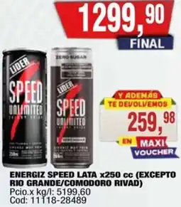 Maxiconsumo Speed energiz lata oferta