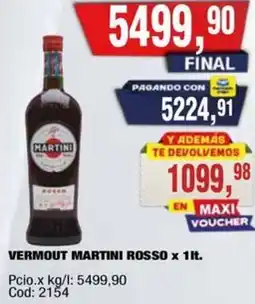 Maxiconsumo Martini vermout rosso oferta