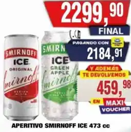 Maxiconsumo Smirnoff ice aperitivo oferta