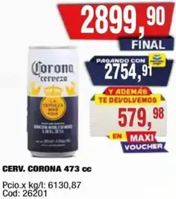 Maxiconsumo Corona cerv. oferta