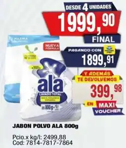 Maxiconsumo Ala jabon polvo oferta