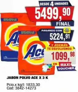 Maxiconsumo Ace jabon polvo oferta