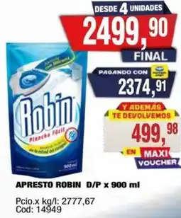 Maxiconsumo Robin apresto d/p oferta