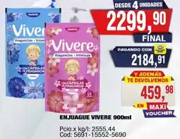 Maxiconsumo Vivere enjuague oferta