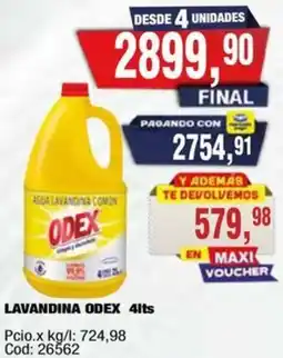 Maxiconsumo Odex lavandina oferta