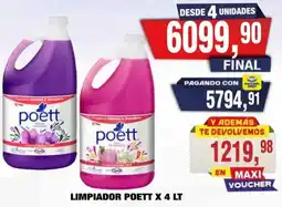 Maxiconsumo Poett limpiador oferta