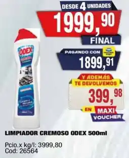Maxiconsumo Odex limpiador cremoso oferta