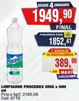 Maxiconsumo Procenex limpiador orig oferta