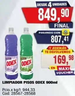 Maxiconsumo Odex limpiador pisos oferta