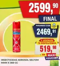 Maxiconsumo Seltom insecticidas aerosol mmm oferta