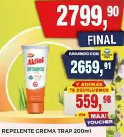 Maxiconsumo Aktiol repelente crema trap oferta
