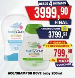 Maxiconsumo Dove aco/shampoo baby oferta