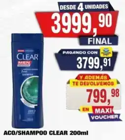 Maxiconsumo Clear aco/shampoo oferta