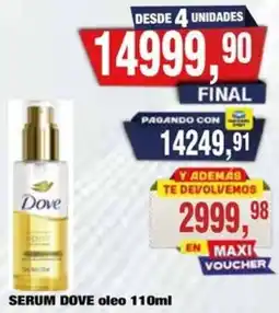 Maxiconsumo Dove serum oleo oferta