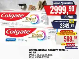 Maxiconsumo Colgate total crema dental oferta