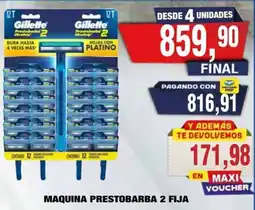 Maxiconsumo Gillette maquina prestobarba oferta