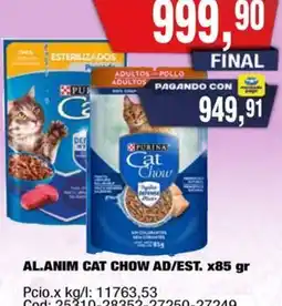 Maxiconsumo Purina cat chow al.anim ad/est. oferta