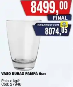 Maxiconsumo Vaso durax pampa oferta