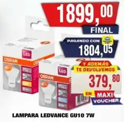Maxiconsumo Lampara ledvance GU10 oferta