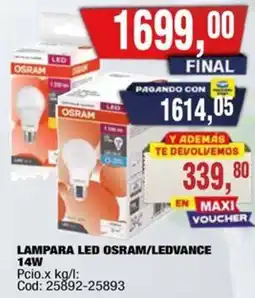 Maxiconsumo Osram/ledvance lampara led oferta