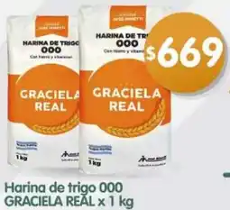 Supermercados Buenos Días Graciela real harina de trigo 000 oferta