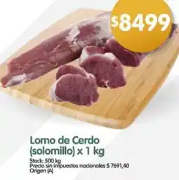 Supermercados Buenos Días Lomo de Cerdo oferta