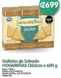 Supermercados Buenos Días Hogareñas galletas de salvado clásicas oferta