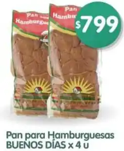 Supermercados Buenos Días Buenos días pan para hamburguesas oferta