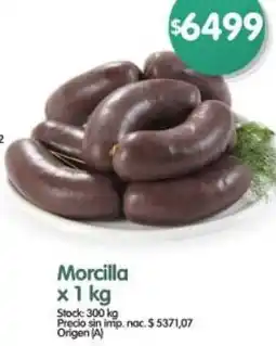 Supermercados Buenos Días Morcilla oferta