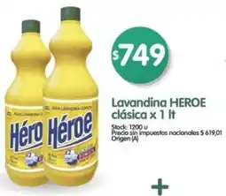 Supermercados Buenos Días Heroé lavandina clásica oferta