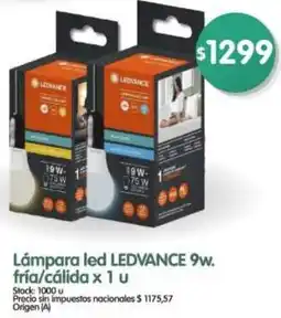 Supermercados Buenos Días Ledvance lámpara led fría/cálida oferta