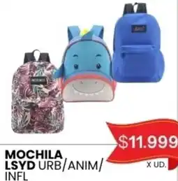 Autoservicio Capo Mochila lsyd urb/anim/ infl oferta