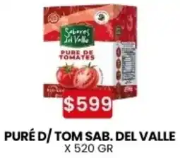 Autoservicio Capo Sab. del valle puré d/tom oferta