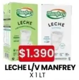 Autoservicio Capo Manfrey leche l/v oferta