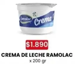 Autoservicio Capo Ramolac crema de leche oferta