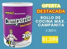 Autoservicio Capo Campanita rollo de cocina max. oferta