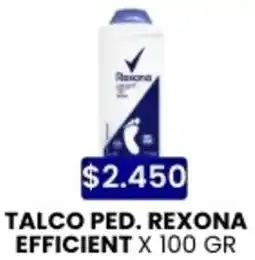 Autoservicio Capo Rexona talco ped. efficient oferta