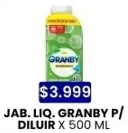 Autoservicio Capo Granby jab. liq. p/ diluir oferta