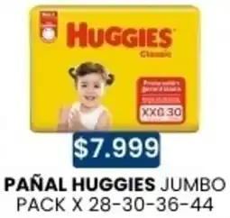 Autoservicio Capo Huggies pañal jumbo pack oferta