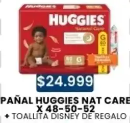 Autoservicio Capo Huggies pañal nat care oferta