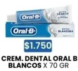 Autoservicio Capo Oral-B crem. dental blancos oferta